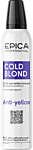 Мусс для нейтрализации тёплых оттенков волос «COLD BLOND», 250 мл